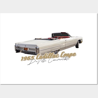 1965 Cadillac de Ville Convertible Posters and Art